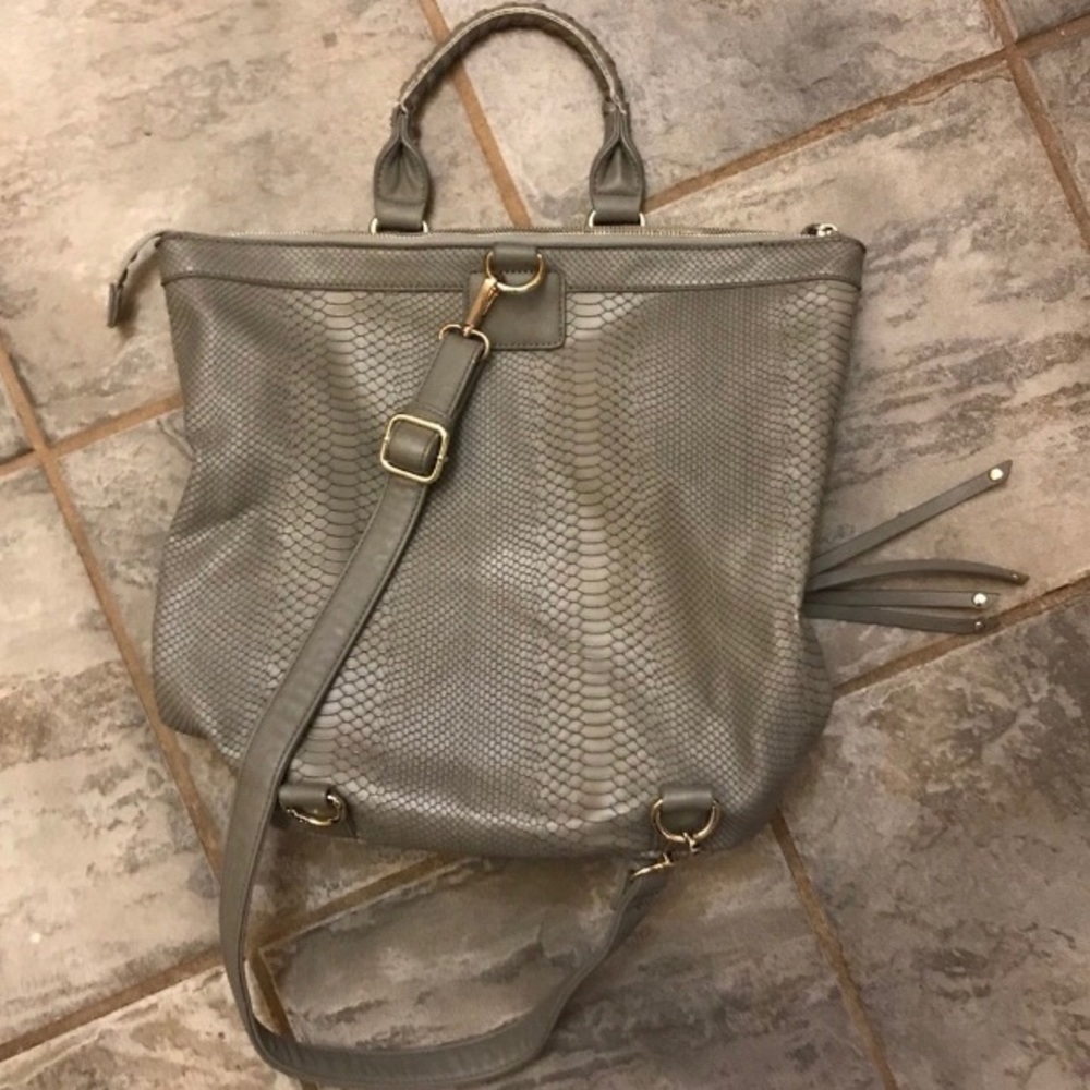 Grey backpack bag/purse - Picture 10 of 10